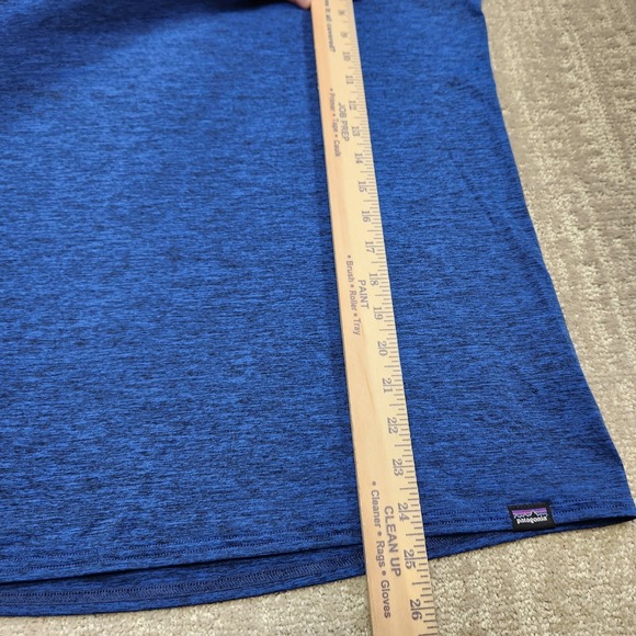 Patagonia Shirt Women Medium Capilene Cool Daily Blue Lightweight Performance - Picture 5 of 10